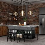 Светильник подвесной Crystal Lux CUADRA SP15W LED GOLD 0450/215