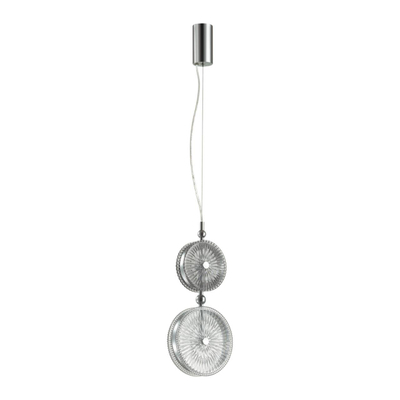 5416/13LA L-VISION ODL_EX23 144 хром/серый/св.серый металл/стекло Подвес LED 13W 4000K CARAMELLA