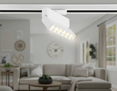 Светильник светодиодный трековый GL6811 WH белый LED 6W 3000K 24° 115*22*87