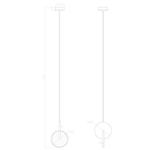 Подвесной светильник Arte Lamp HANNAH A1916SP-1CC, 1хLED
