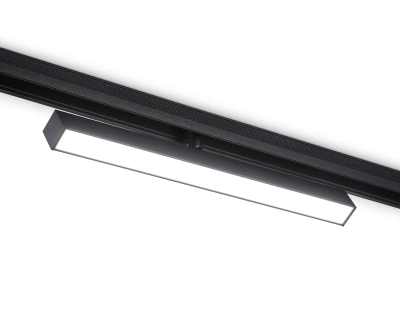 Светильник светодиодный трековый для шинопровода Magnetic GL4201 BK черный IP20 12W 4200K 48V 605*22*45