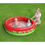 Бассейн круглый надувной 160*38 см, 508 л, Sweet Strawberry 51145 Bestway