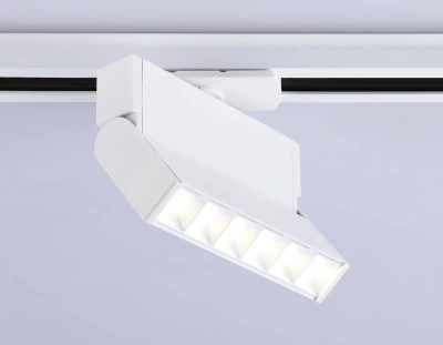 Светильник светодиодный трековый GL6812 WH белый LED 6W 4200K 24° 115*22*87