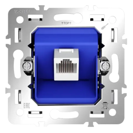 VLS0601M Механизм розетки компьютерной RJ45 кат.6, S70. (ТМ Maytoni)