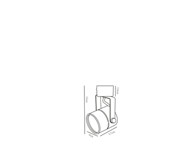 Трековый светильник Arte Lamp MIZAR A1311PL-1BK, 1хGU10