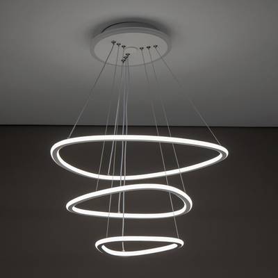 Citilux Неон Смарт CL731A330E RGB Умная подвесная люстра Белая