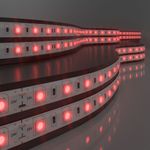 Светодиодная лента Лента светодиодная 24V 14,4W 60Led 5050 IP65 красный, 5м