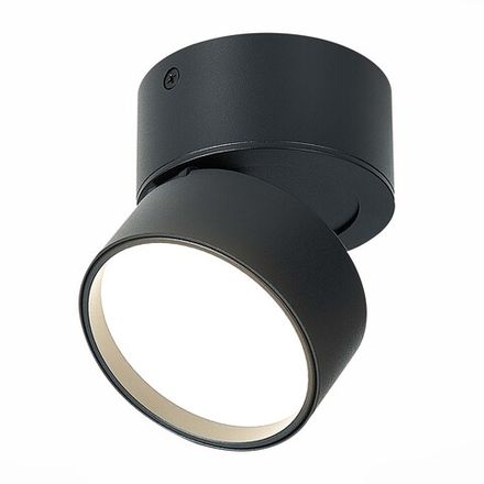 ST651.442.09 Светильник потолочный поворотный Черный LED 1*9W 4000K 720Lm Ra&gt;90 120° IP20 D85xH87 170-240VV