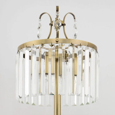 Citilux Инга CL335833 Настольная лампа хрустальная Бронза