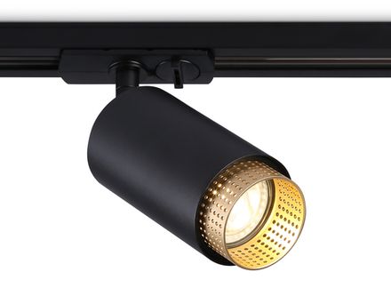 Светильник трековый GL5162 BK/GD черный/золото GU10 max 12W D60*190