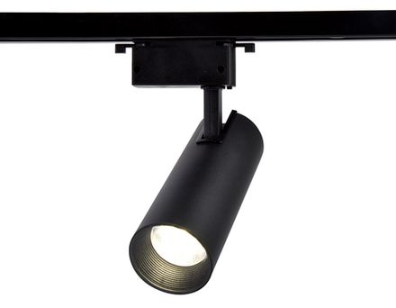 Трековый однофазный светодиодный светильник GL5860 BK черный LED 30W 4200K 24°
