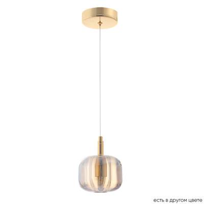 Светильник подвесной Crystal Lux BOX SP1 GOLD/AMBER 1272/201