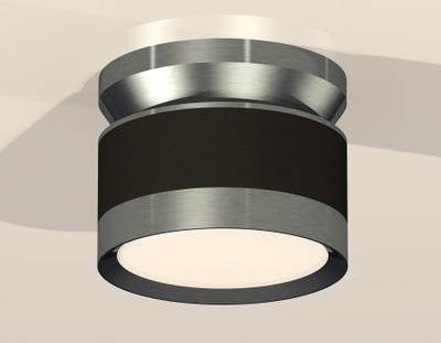 Комплект накладного светильника XS8102070 SBK/PPH черный песок/графит полированный GX53 (N8919, C8102, N8133)