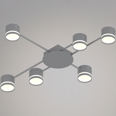 56730-0.3-06 GX53 GREY светильник потолочный Reluce, GX53х6