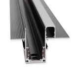 Slim Magnetic Шинопровод встраиваемый с местом под светодиодную ленту чёрный 2м 85132/00