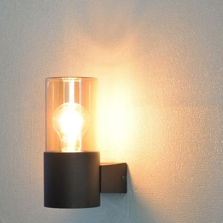 Уличный настенный светильник Arte lamp SEGINUS A6515AL-1BK, 1хE27