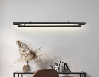 Светильник светодиодный подвесной TN71337 BK черный LED 10W 4200K 945*60*1060