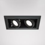 Встраиваемый светильник Metal Modern GU10х2, DL008-2-02-B. TM Maytoni