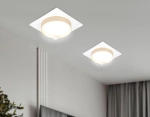 Светильник встраиваемый TN5230 WH/GD белый/золото GX53 max 12W 110*110*35