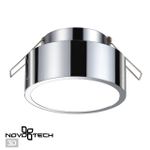 358905 SPOT NT22 337 хром Встраиваемый влагозащищенный светильник IP54 LED 4000K 10W 220V MAY