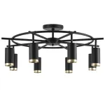 LR71837840 Люстра RULLO 8х50W GU10 ЧЕРНЫЙ (571718+214437-8+203440-8)