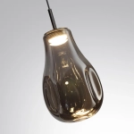 5098/4LC PENDANT ODL25 365 черный/дымчатый/металл/стекло Подвес LED 4W 4000K 388Лм NAVE