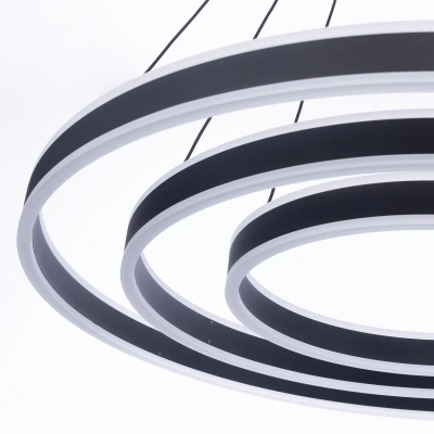 Citilux Дуэт CL719681 LED Люстра подвесная с пультом Чёрная