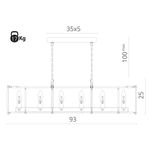 Подвесная люстра Divinare OSTIN 1100/02 SP-12, 12хE14