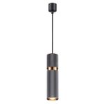4743/5L L-VISION ODL20 473 серый/золотой Подвес GU10 5W 220V AFRA