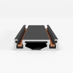 Flat Magnetic Шинопровод накладной чёрный 2м 85129/00