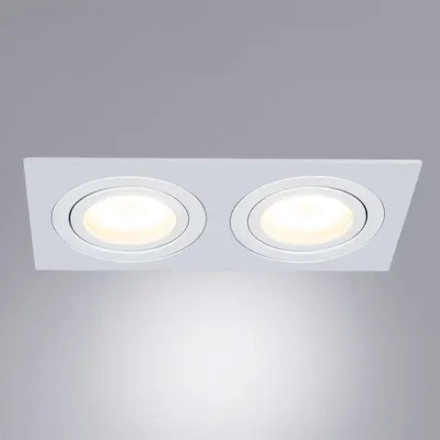 Точечный встраиваемый светильник Arte Lamp TARF A2168PL-2WH, 2хGU10