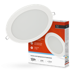 Светильник светодиодный RLP 18Вт 6500К IP40 1080лм 230В 225мм круглый встраив. панель бел. IN HOME 4690612038476