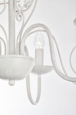 Классическая подвесная люстра 60018/3 белый с золотом