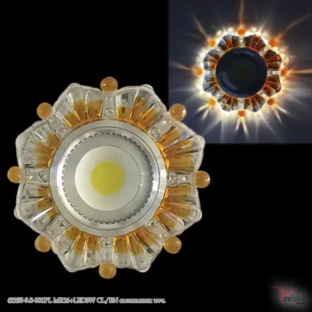 42235-9.0-001PL MR16+LED3W CL/BN светильник точечный Reluce, GU5.3х1