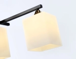 Светильник подвесной TR303114/3 BK/FGD/FR черный/золото/белый матовый E27/3 max 40W 490*260*290