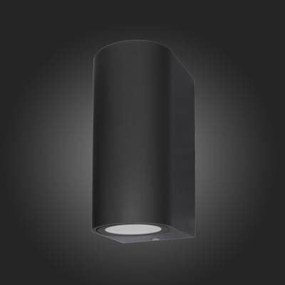 SL9001.401.02 Светильник уличный настенный ST-Luce Черный/ GU10 2*5W