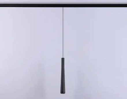 Светильник светодиодный трековый подвесной для шинопровода Magnetic GL4351 BK черный IP20 6W 4200K 48V 24° D40*H300