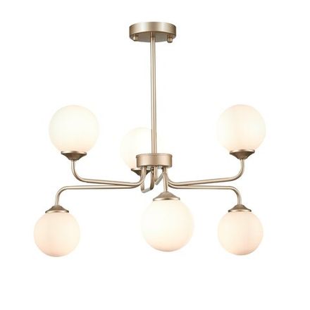 SLE106203-06 Светильник подвесной ST-Luce Золотистый/Белый G9 LED 6*3W