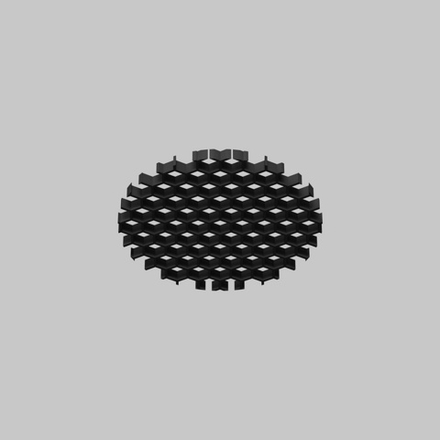 Антибликовая решётка для светильников серии Омут / Dip 10Вт, HoneyComb001-D32. TM Maytoni