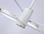 Светильник светодиодный подвесной FL51635/6 WH/GD белый/золото 3000K/4200K/6400K 50W D800*780 (Без ПДУ)