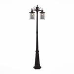 SL080.425.02 Светильник уличный наземный ST-Luce Темный кофе/Прозрачный, Темный кофе E27 2*100W