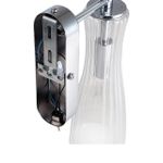 8268/1W NEOCLASSI хром/белый/прозрачный, металл/керамика/стекло Бра Е14 1*40W 220V EMILY