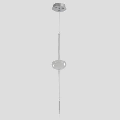 Светильник подвесной Crystal Lux GLASS SP3W LED CHROME 3850/203