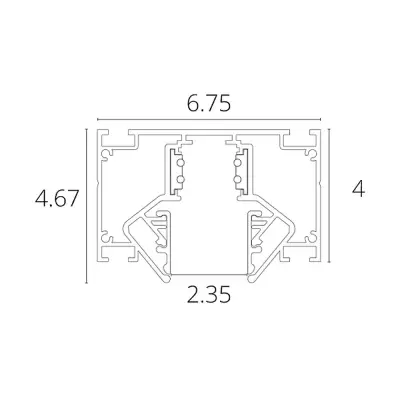 Магнитный шинопровод для натяжного потолка Arte Lamp LINEA-ACCESSORIES A473206