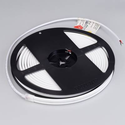 Лента герметичная MOONLIGHT-SIDE-A168-4x10mm 24V Day4000 (7.2 W/m, IP65, 5m, wire x2) (Arlight, Вывод прямой, 3 года)