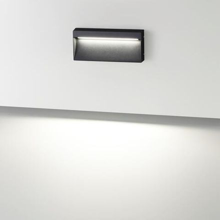 6649/5WL NATURE ODL24 727 черный/металл/акрил Подсветка для лестниц IP54 LED 5W 4000K AC85-265V VITTY