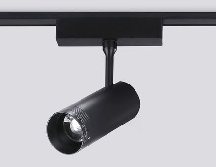 Светильник светодиодный трековый ZOOM для шинопровода Magnetic Ultra Slim GV1571 BK черный IP20 10W 4200K 48V 15-51° D55*185