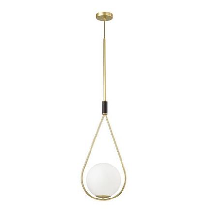 4810/1A PENDANT ODL21 493 золтой/черный/белый Подвес E14 1*40W FLARI