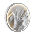 7168/20WL HIGHTECH ODL26 Настенный светильник белый/гипс/металл IP20 LED 20W 3000K 220-240V MONTANA