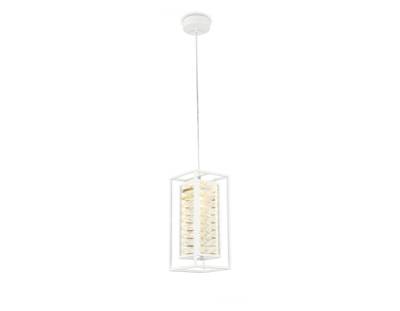 Подвесной светильник с хрусталем TR5042 WH/CL белый/прозрачный E14/1 max 40W 180*180*760